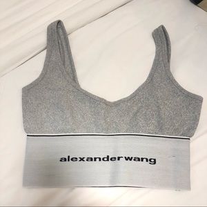 Alexander Wang Elastic Logo Bra